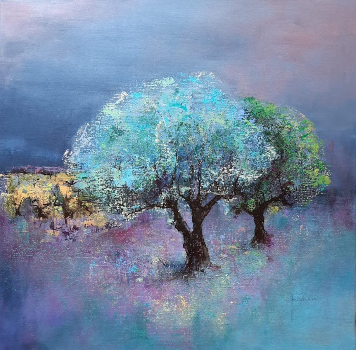 toile 80 x 80 cm